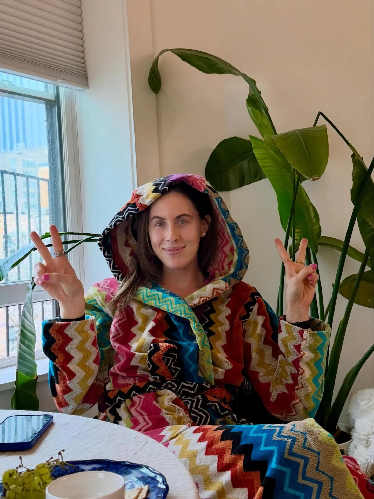 Have you ever done a puzzle, while listening to Sade and drinking a glass of wine in your robe? Yeah, me either.