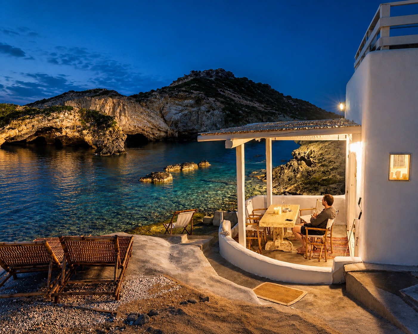 Aqua House Milos Greece  Cathy & Juno Top Cosy Cabins and Tiny Houses for Nature Lovers