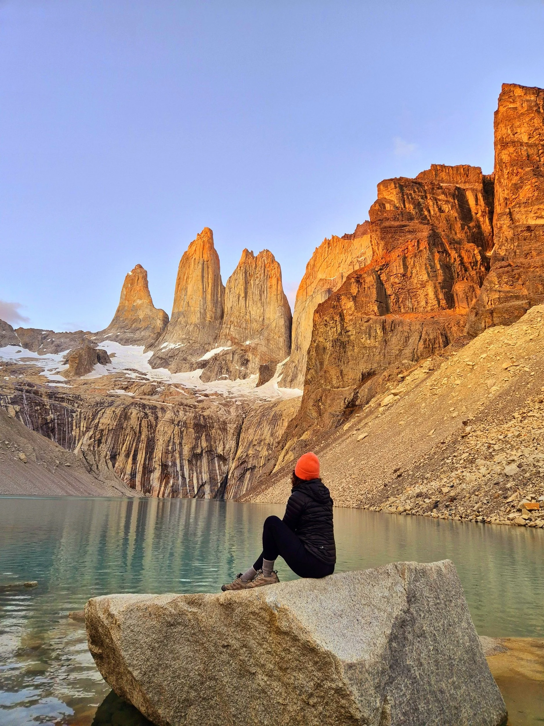 Sunrise Las Torres Chile Patagonia Cathy & Cathy Torres del Paine