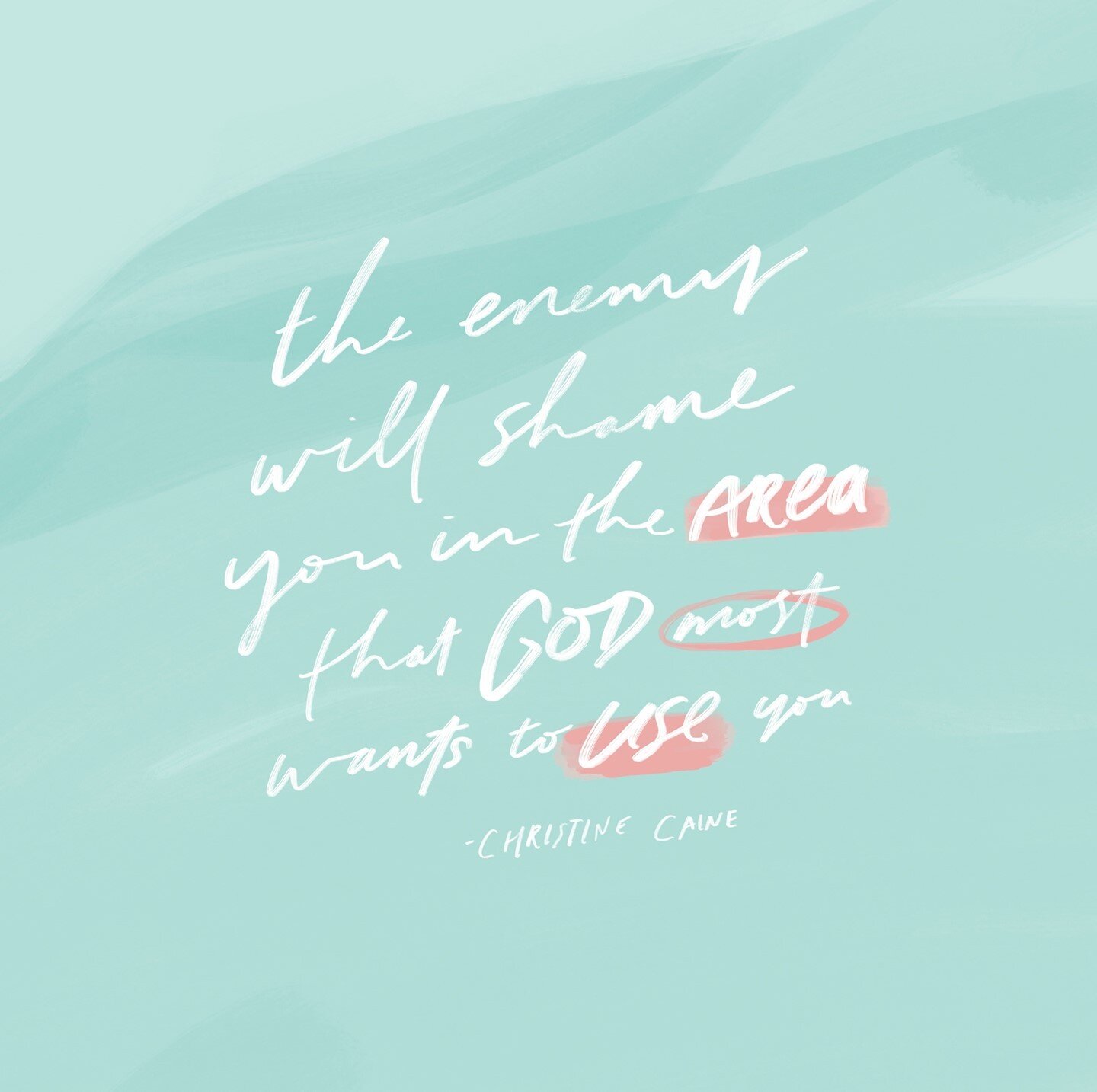 A little Friday food for thought &mdash; where is the enemy trying to use shame to hold you back? Have you ever considered that might be the exact area you&rsquo;re called to use for His glory? 💕💪🏼 Step into confidence in the precious blood of Jes