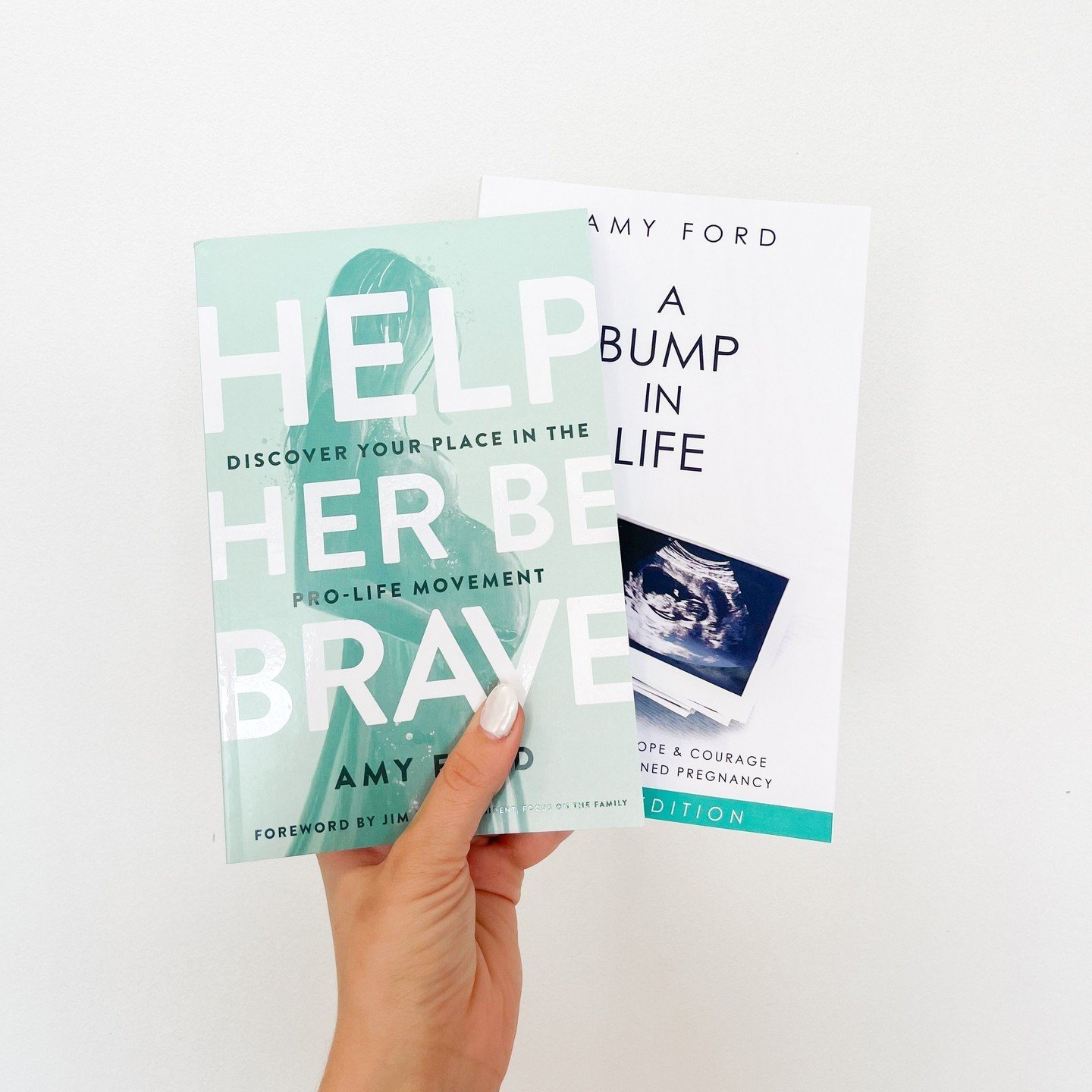 You're going to want to add these to your reading list&hellip; 📚 ✨⁠
⁠
Our President + Founder, @amyfordeg, wrote two amazing books that will encourage you in so many ways!⁠
⁠
🤰A Bump in Life is full of inspiring stories of brave mamas who grew in g