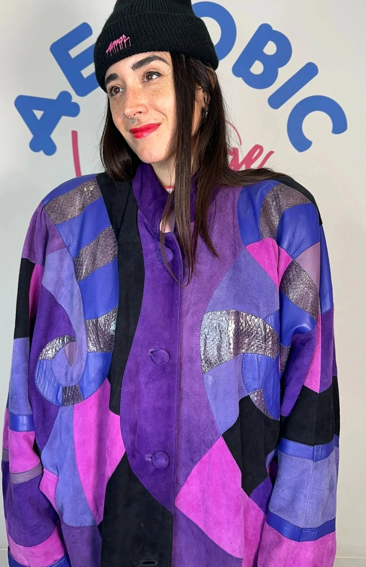 CHAQUETA PIEL VINTAGE 90s