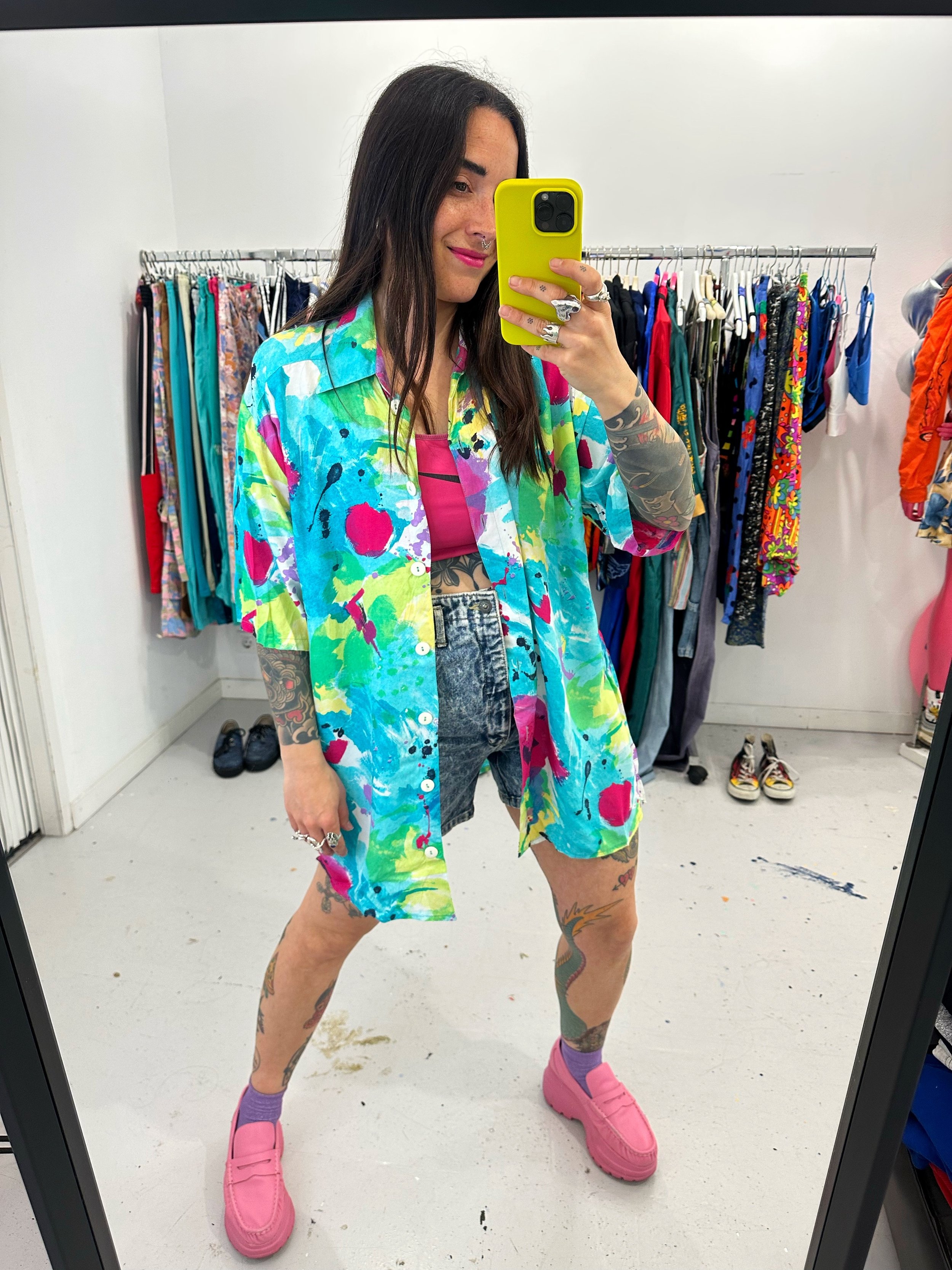 CAMISA CRAZY PINCELADAS