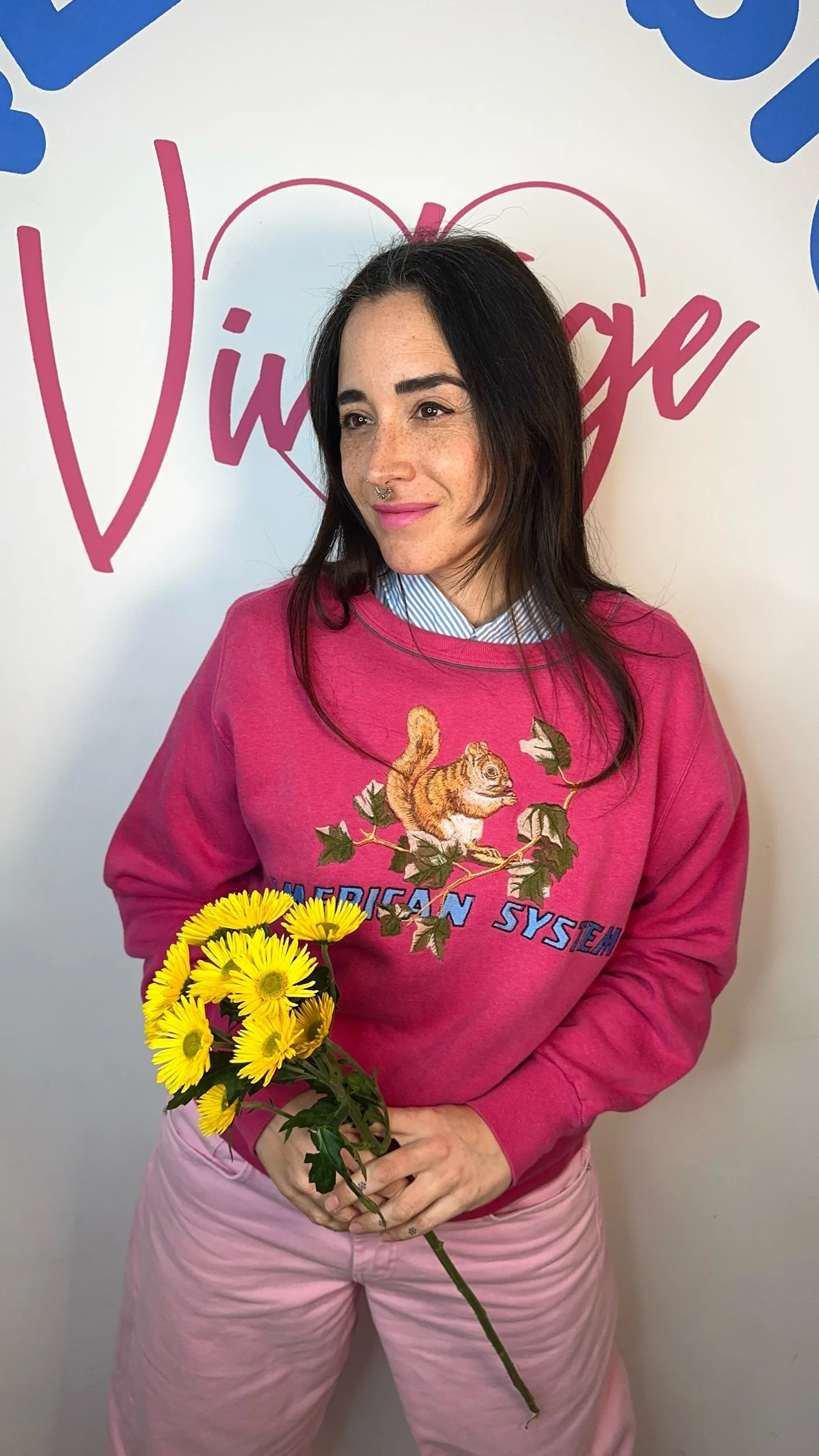 SUDADERA VINTAGE 🐿️💗