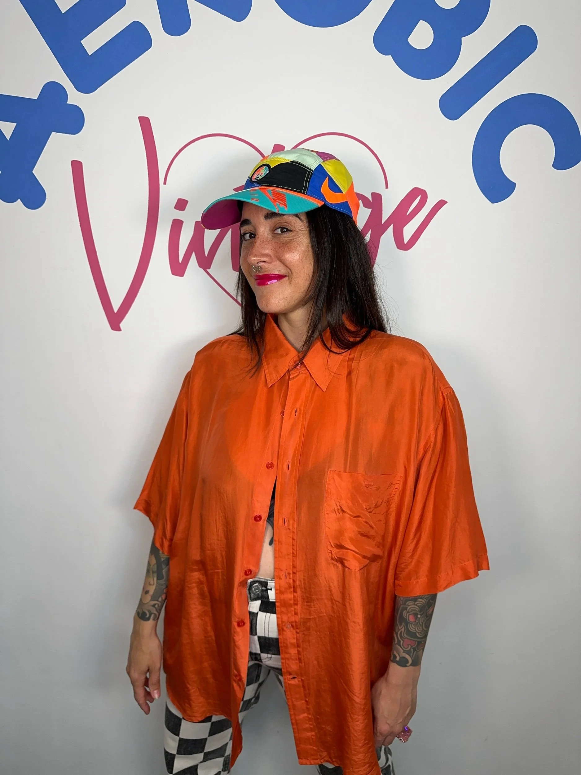 CAMISA VINTAGE SEDA