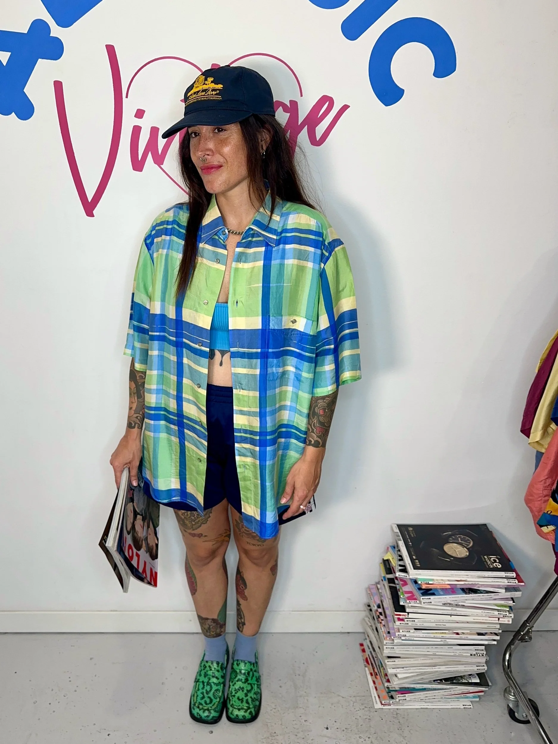 CAMISA VINTAGE SEDA