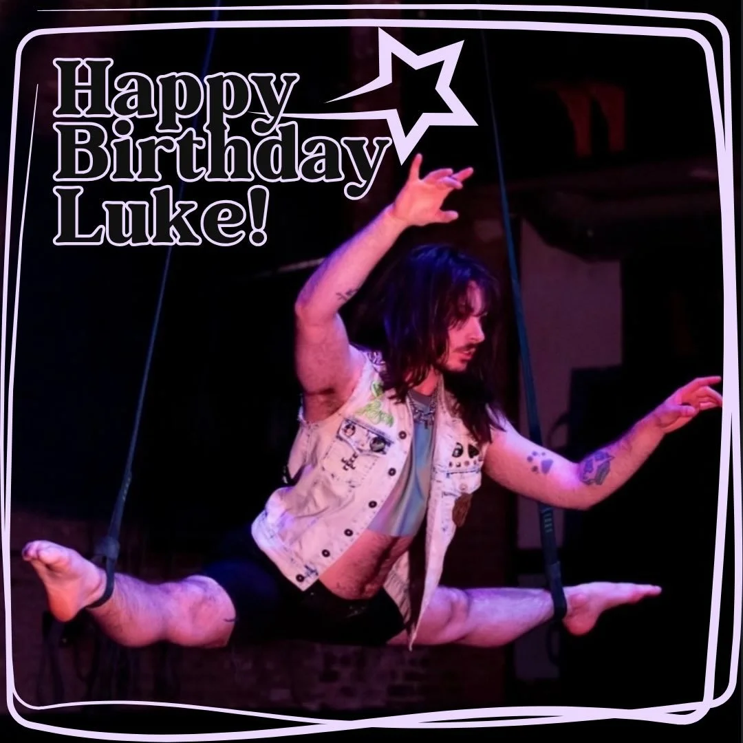 Happy birthday to our amazing Acro instructor Luke!! Your passion and care for your students and your art is beyond admirable. Thank you for all you do! Everyone send Luke your love today! 💛🎉