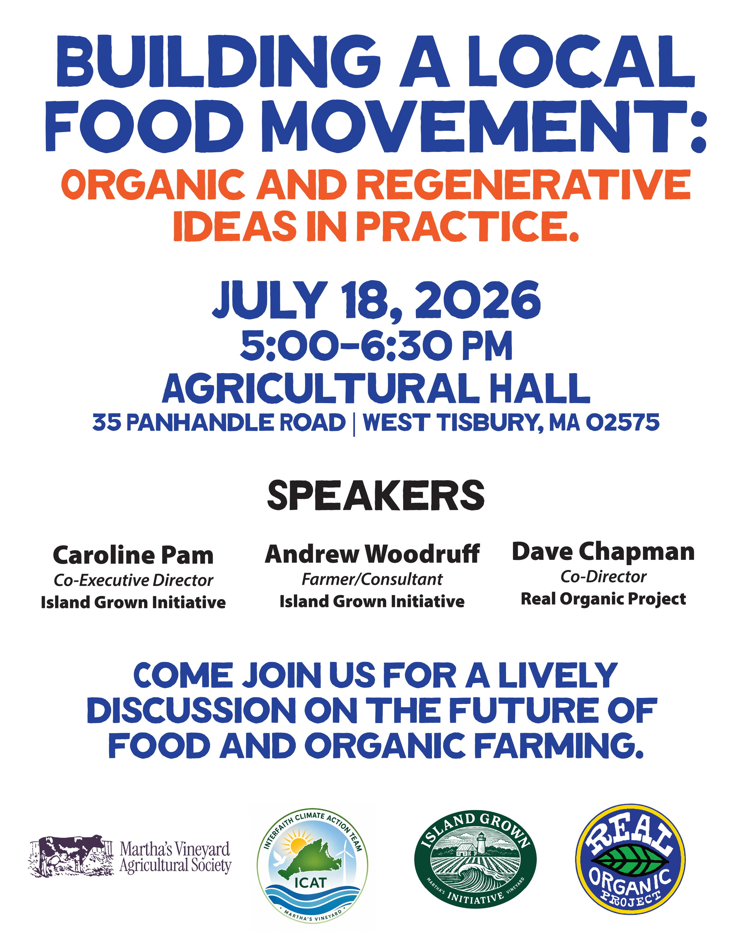 Building a Local Food Movement: Organic and Regenerative Ideas in Practice
