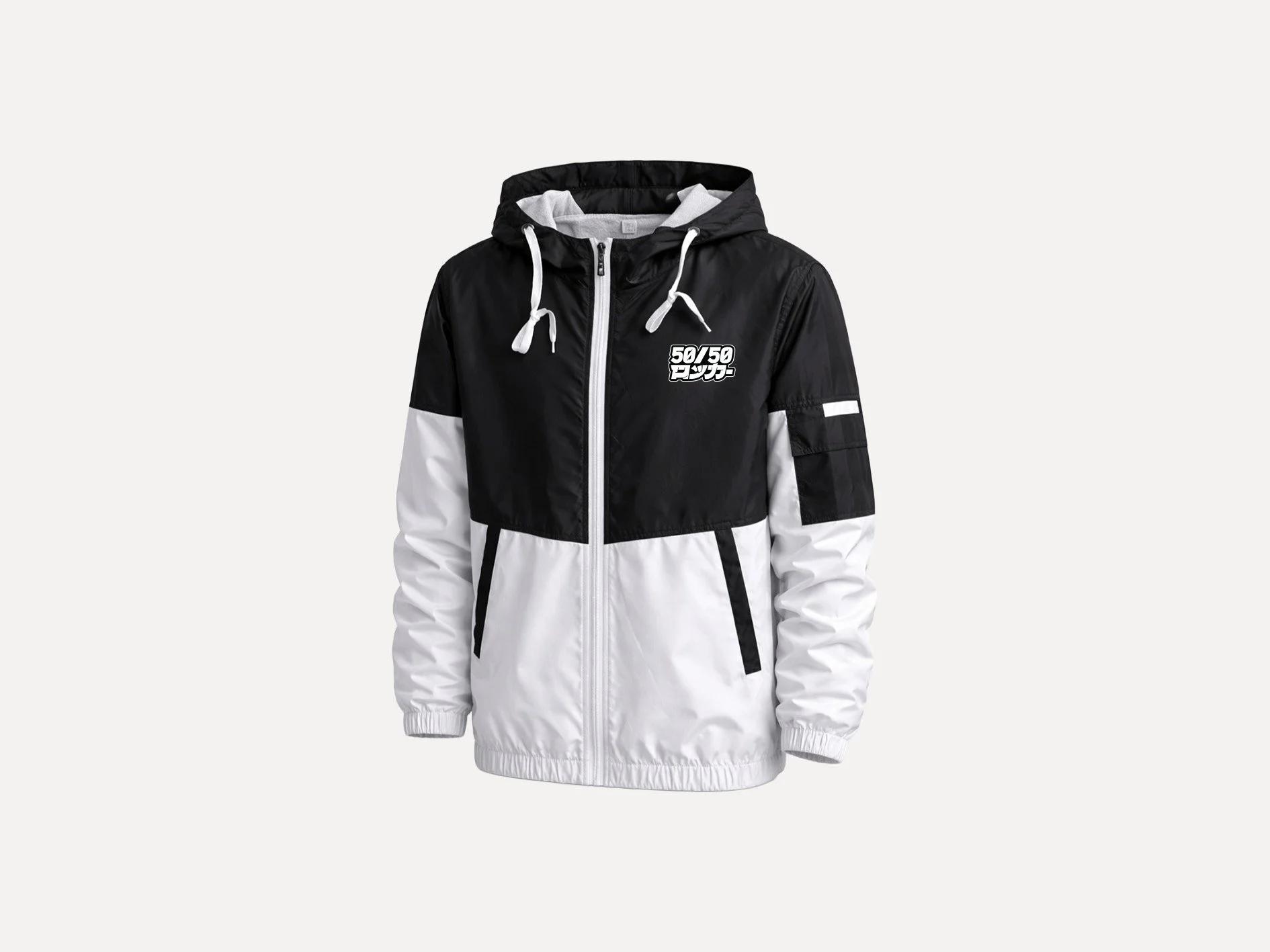 Black & White WindBreaker