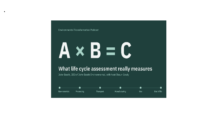 What Life Cycle Assessment Really Measures: John Beath on Transparent Carbon Math and EVs