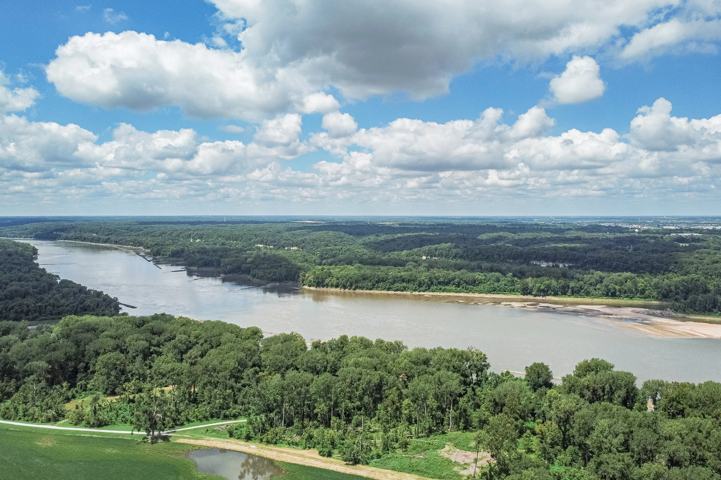 Missouri River in Chesterfield, MO