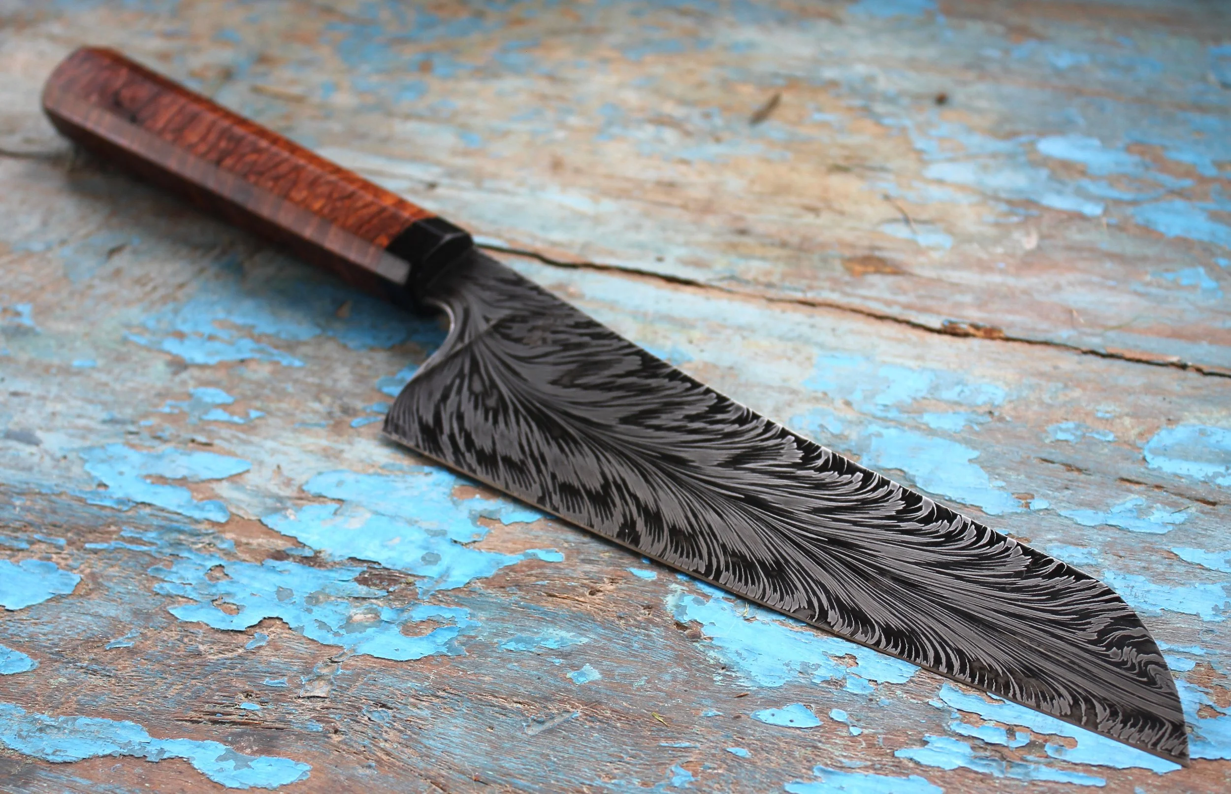 Feather Gyuto, Afzelia 3.JPG