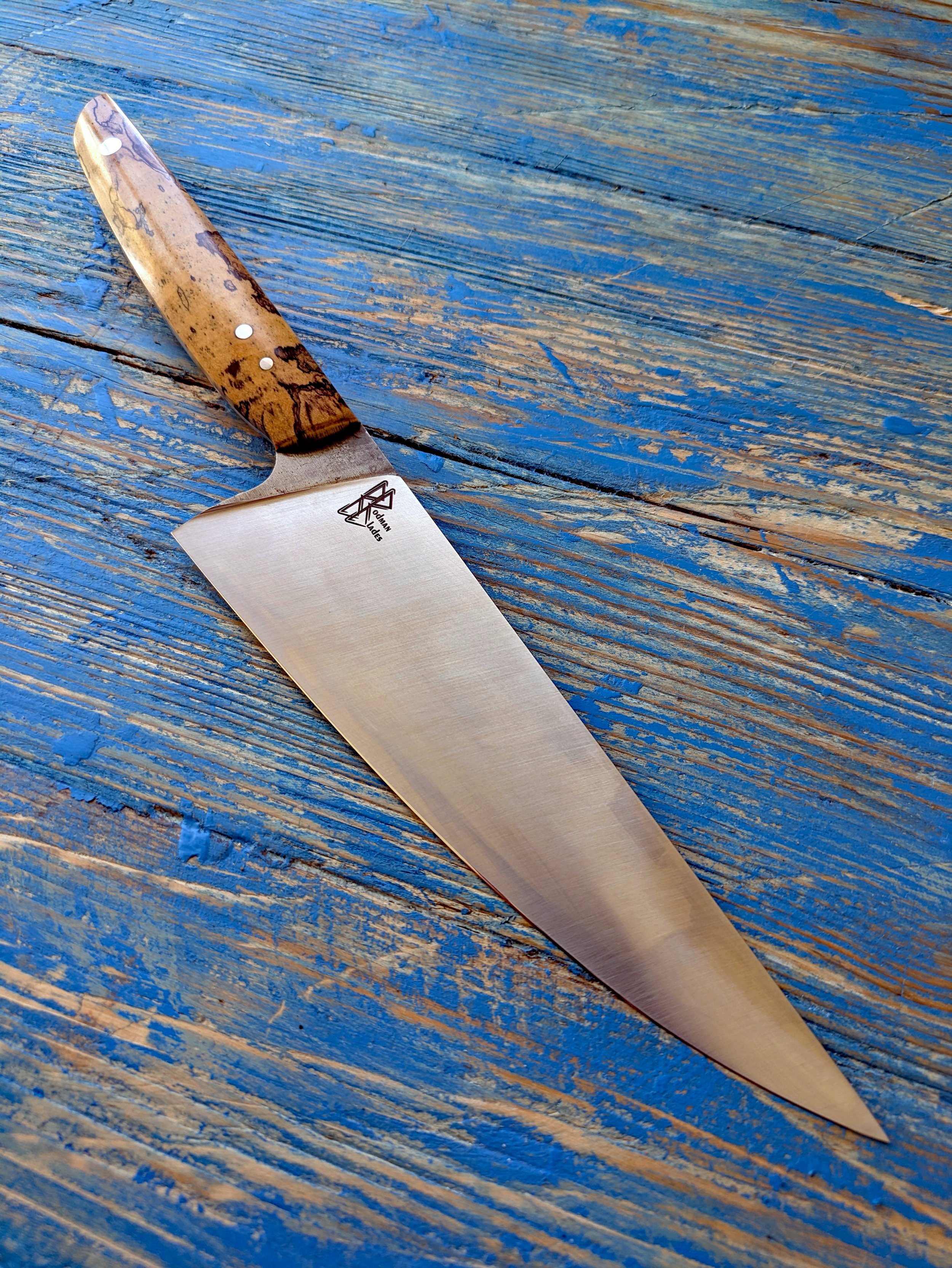 Chef’s Knife, Spalted Tamarind Handle - SF100