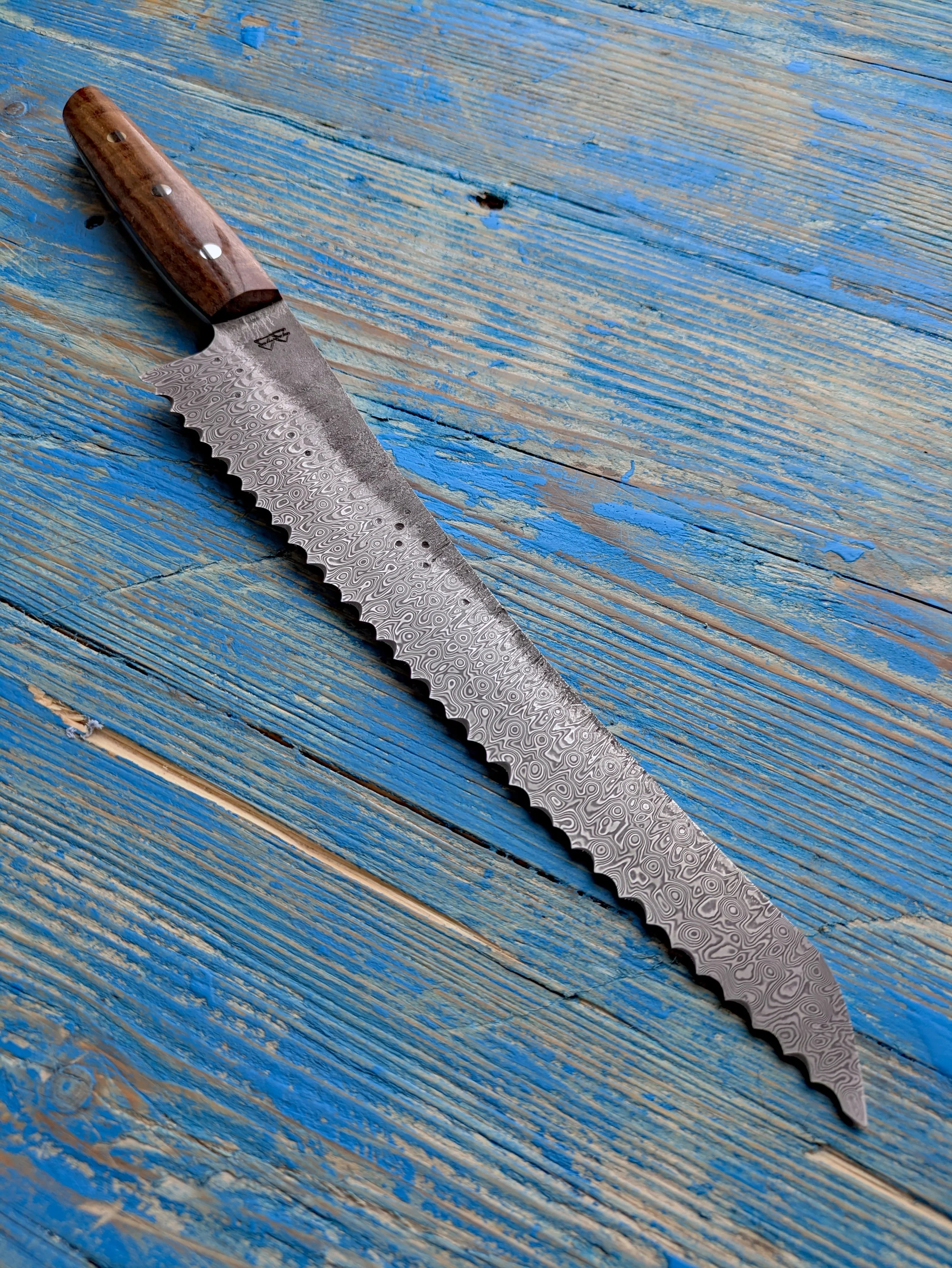 Bread Knife, Ringed Gidgee - VG10 Coreless