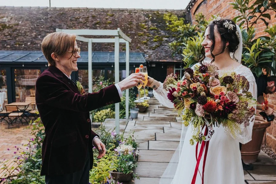 Bethany and James' Curradine Barns Wedding!
