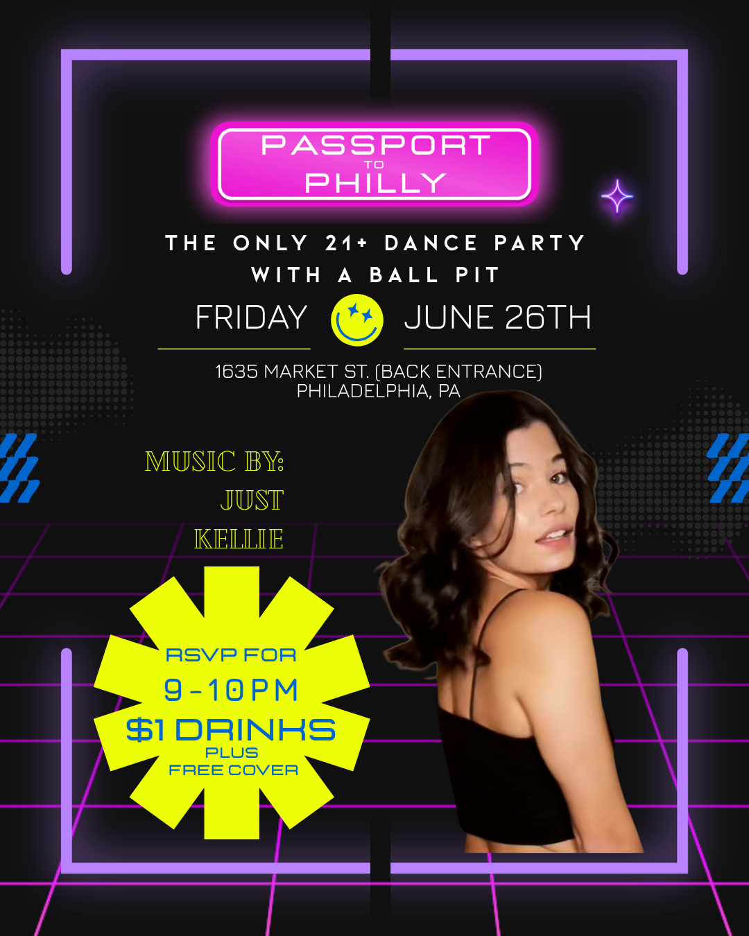 Passport to Philly Dance Party + $1 Drinks