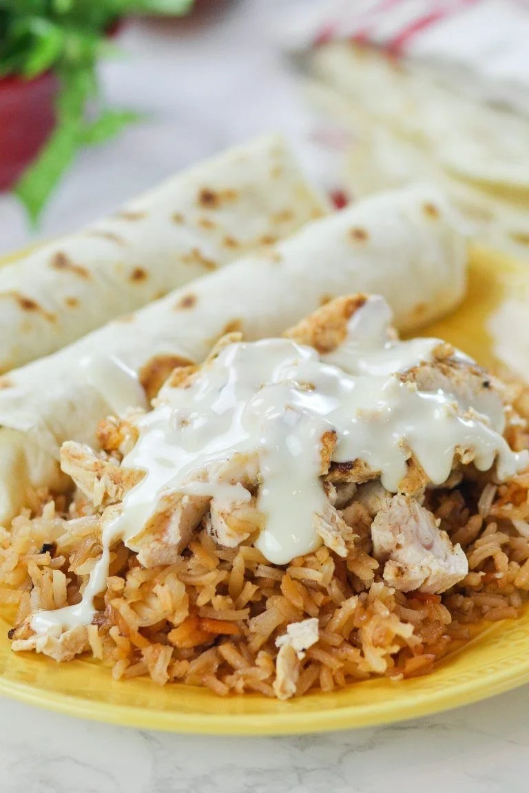 Queso Chicken and Rice