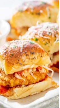 Parmesan Chicken Sliders