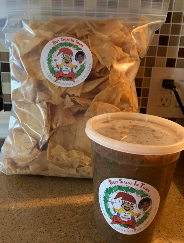 Snoops Chips and Large Salsa