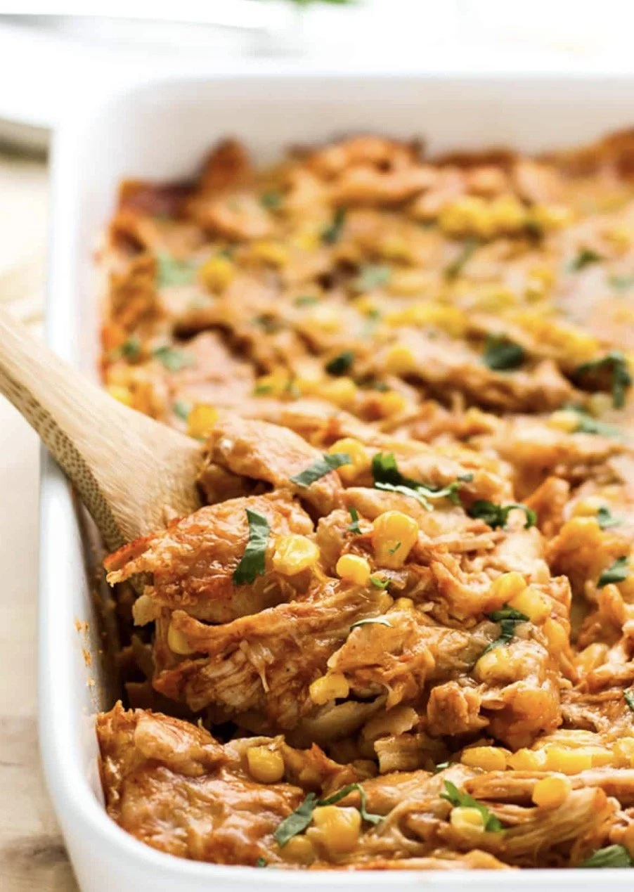Tex Mex Chicken Enchilada Casserole
