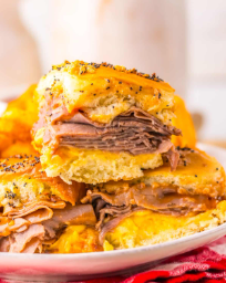 Roast Beef and Cheddar Sliders