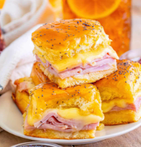 Ham and Cheddar Sliders
