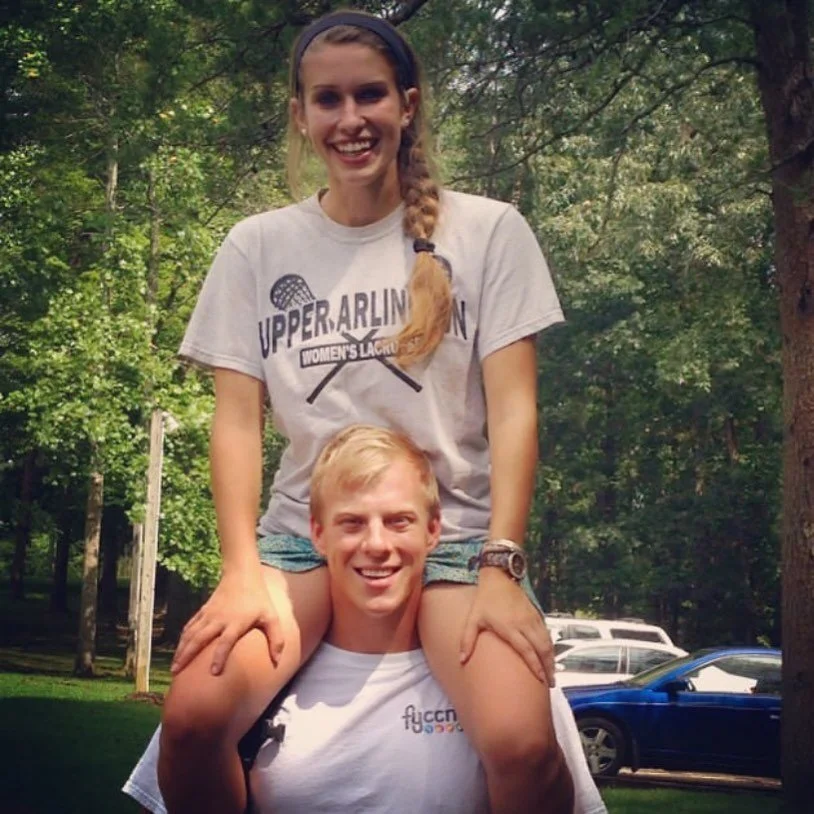 #throwbackthursday. 7 years ago. Sewanee, TN. 
We both went to a small college in the Cumberland Plateau. When I say small, I mean 1600 students small. With the tradition of the “passing hello”, no one was a stranger even if you didn&rsq