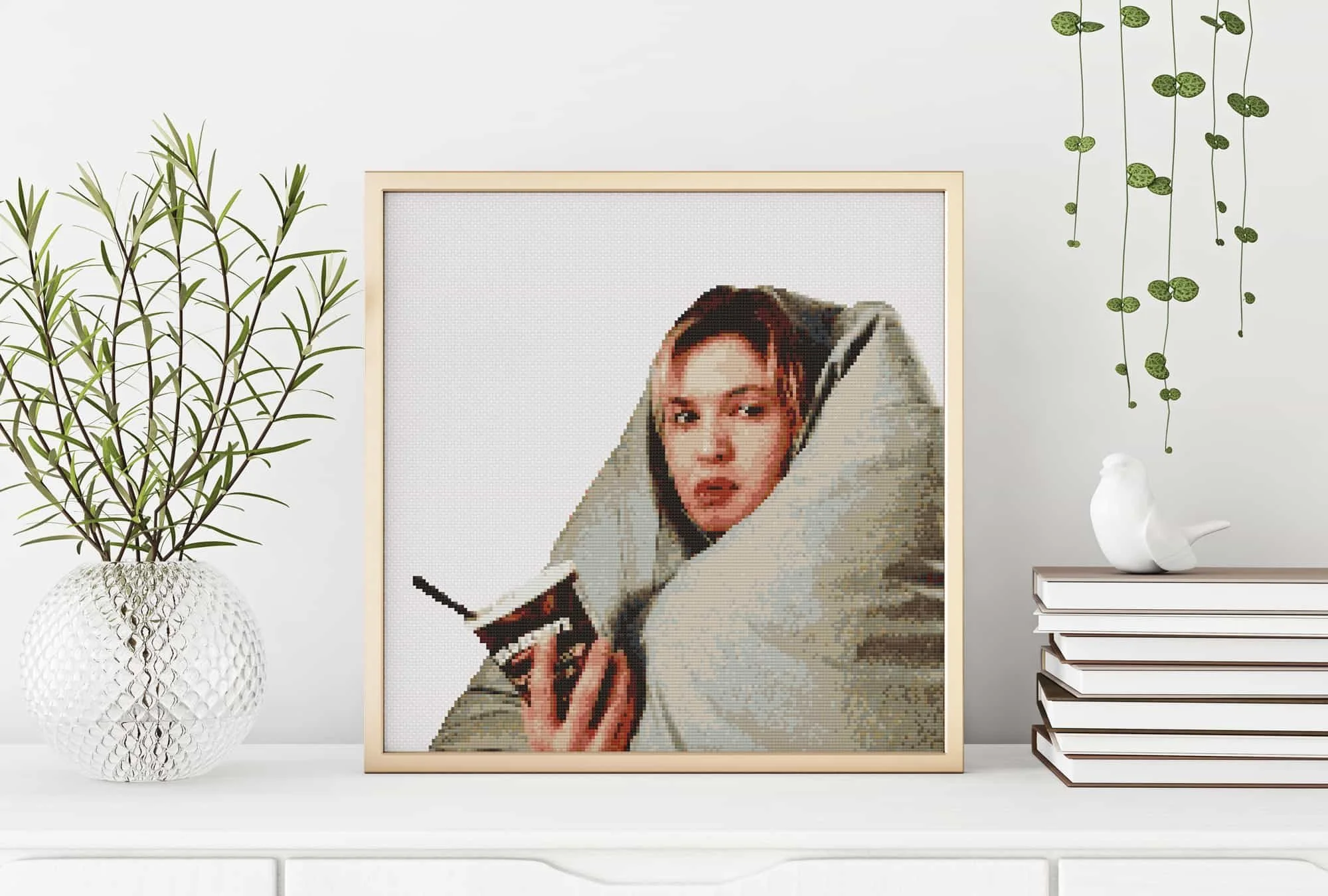 Bridget Jones Cross Stitch Pattern by Melarise Embroidery home decor