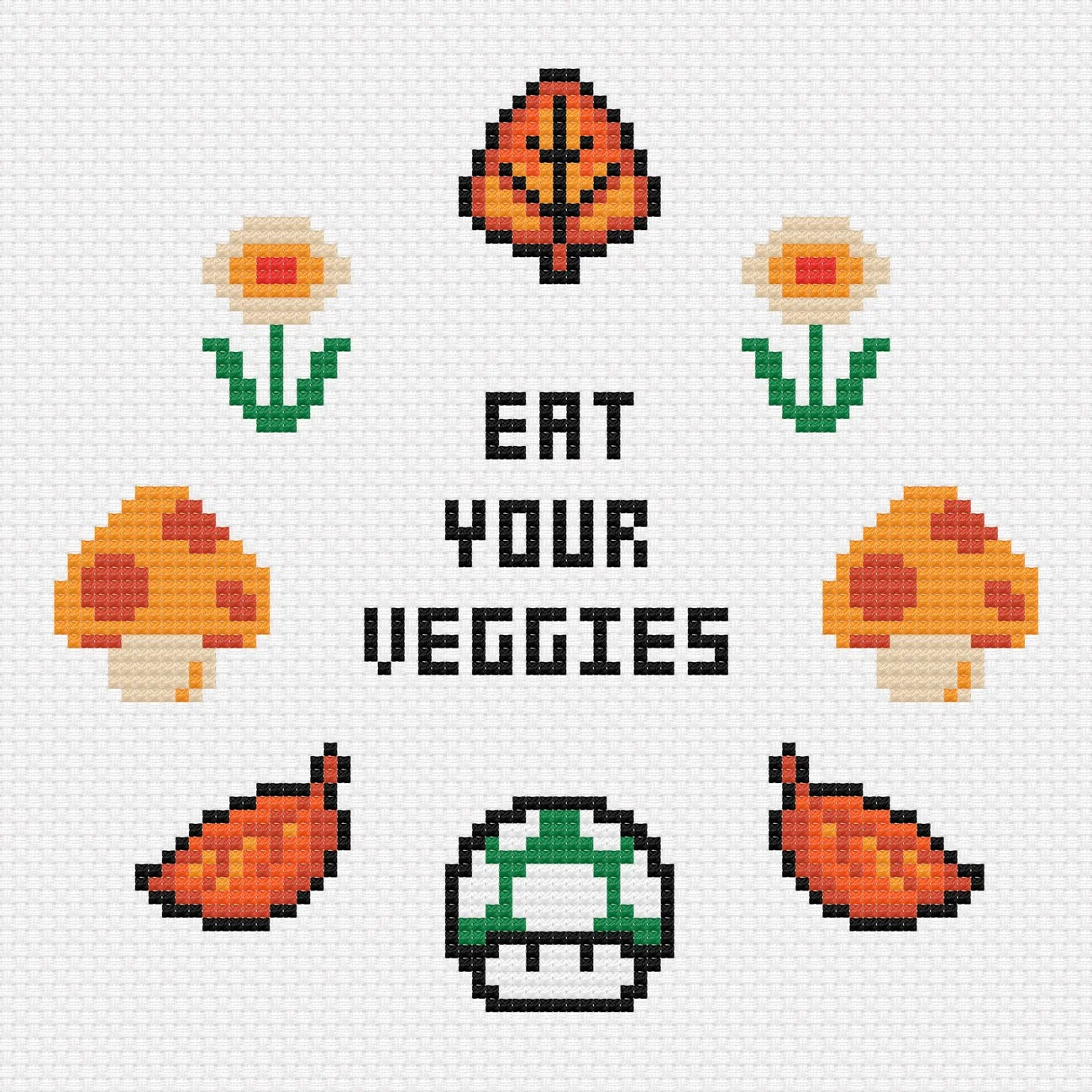 A la mierda · 5 colours · 90x90stitches