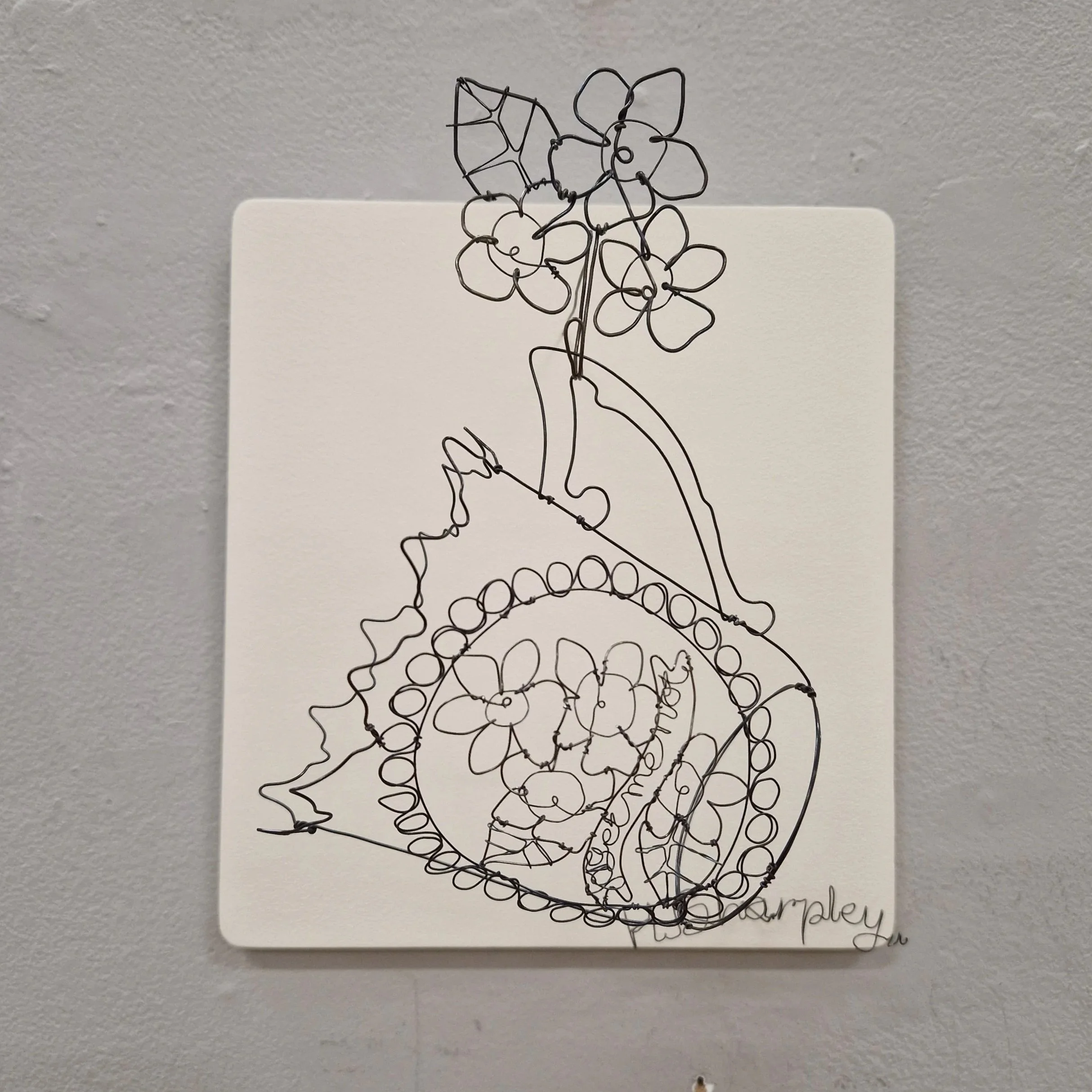 Forget me not souvenir cup and hook