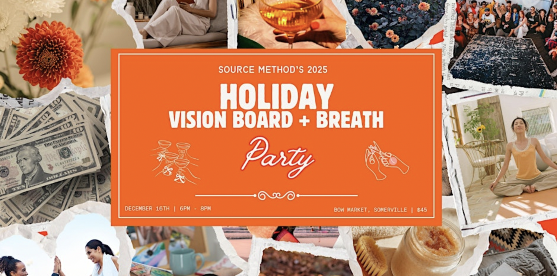 Holiday Vision Boards x Upstairs at Bow