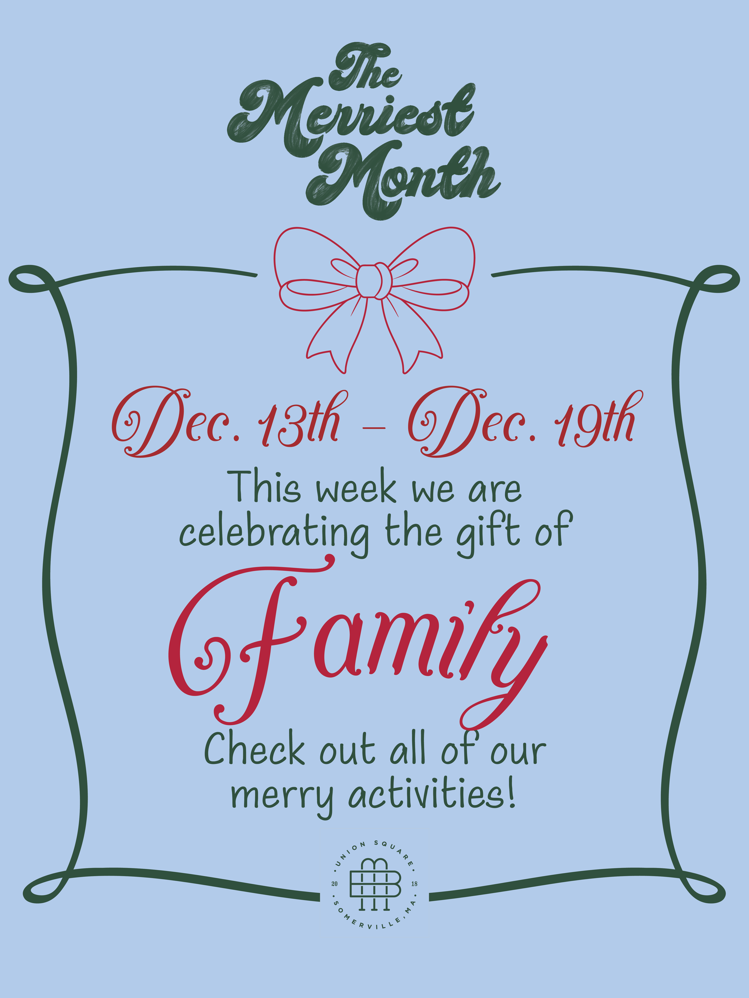 The Merriest Month: Family is a Gift 