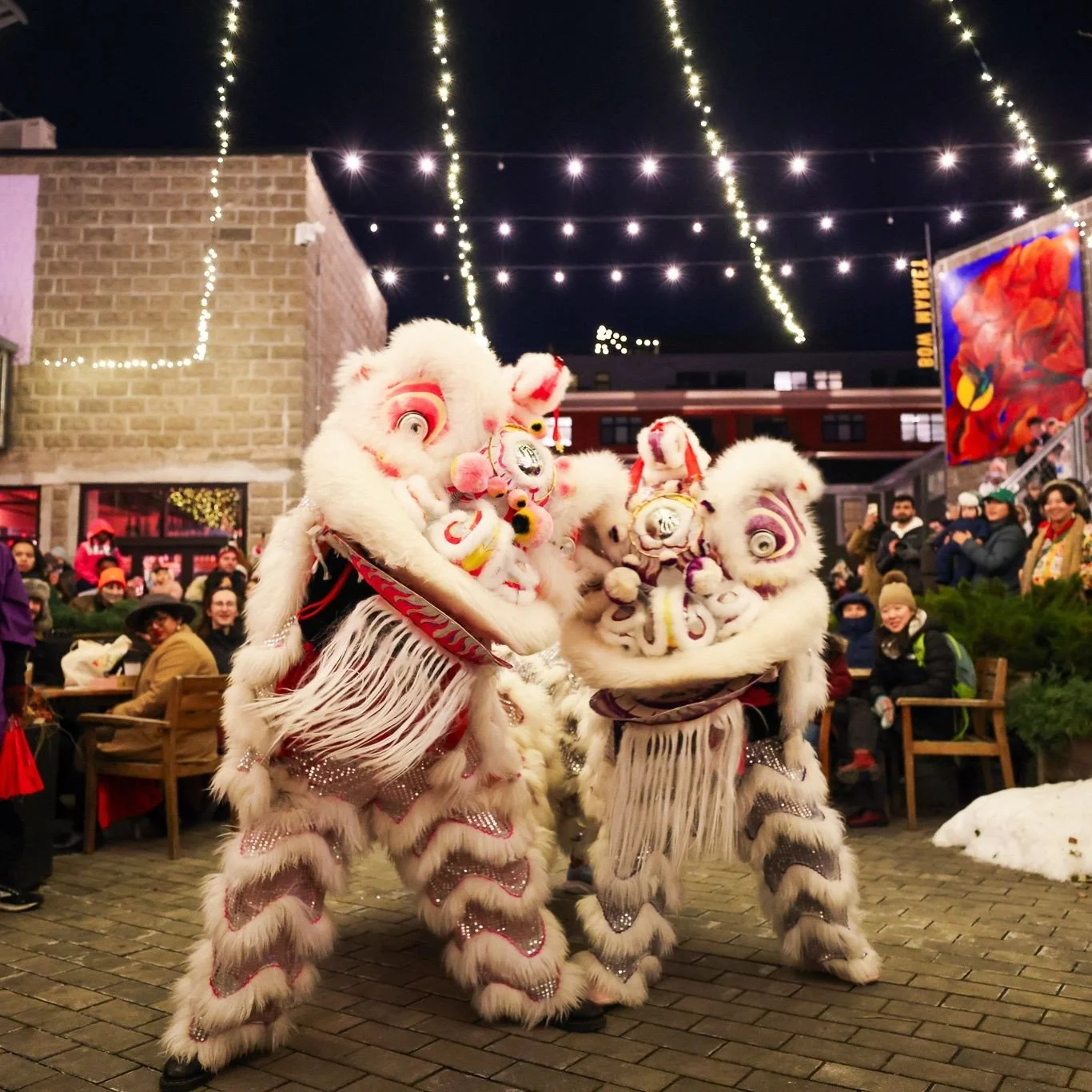 Celebrate Lunar New Year at Bow Market 🧧🐎⁠
⁠
2/19 our LNY Night Market will welcome the Year of the Horse with a local AAPI maker market in @upstairs.at.bow and lion dance performances by @wearenuwa at 6:30pm and 8:00pm in the courtyard. Enjoy food