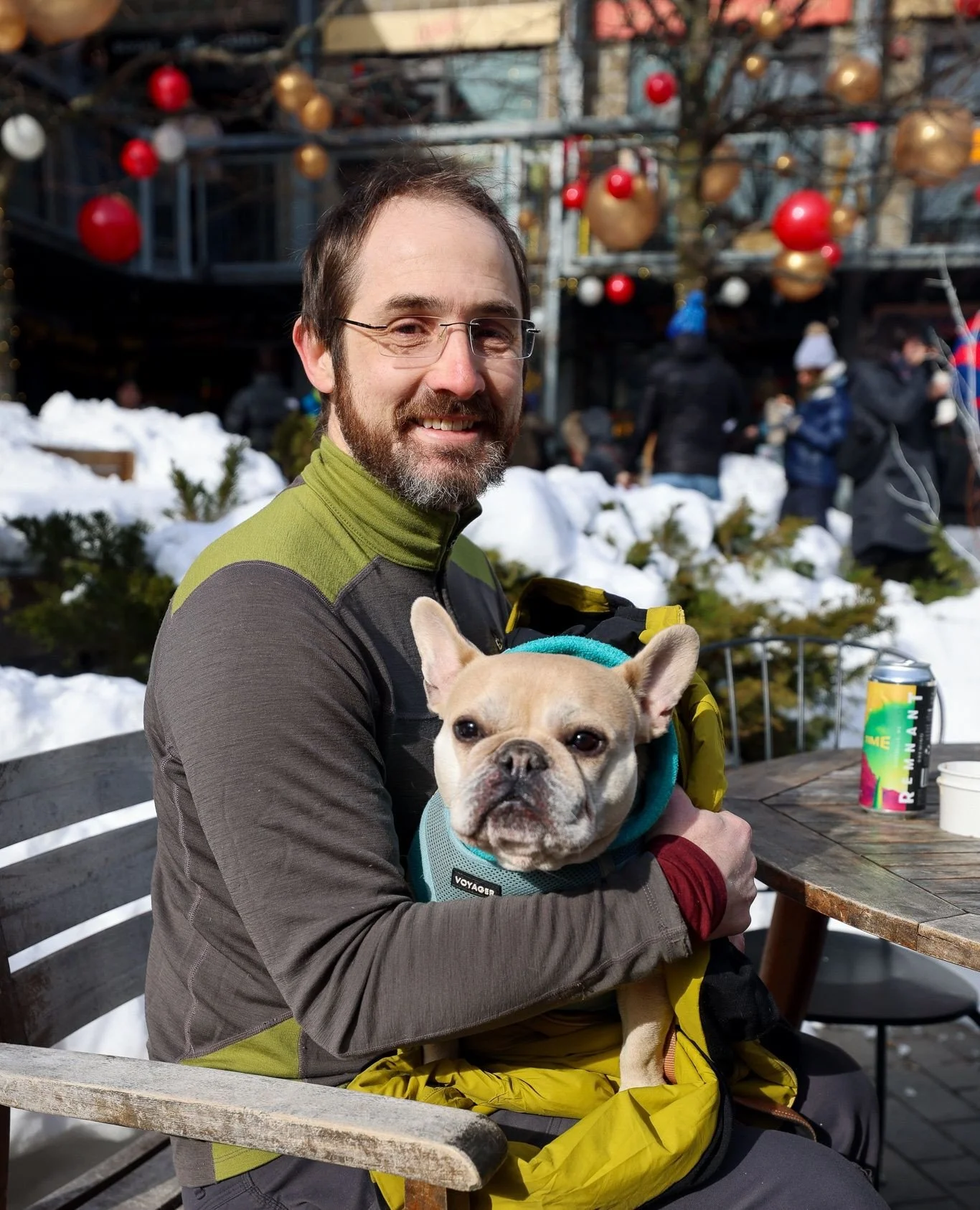 Happy Saturday from this cutie cozy Bow pup!