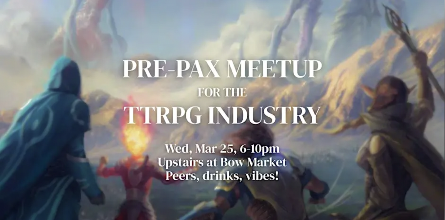 Pre-PAX Meetup x Side Quest Books and Games 