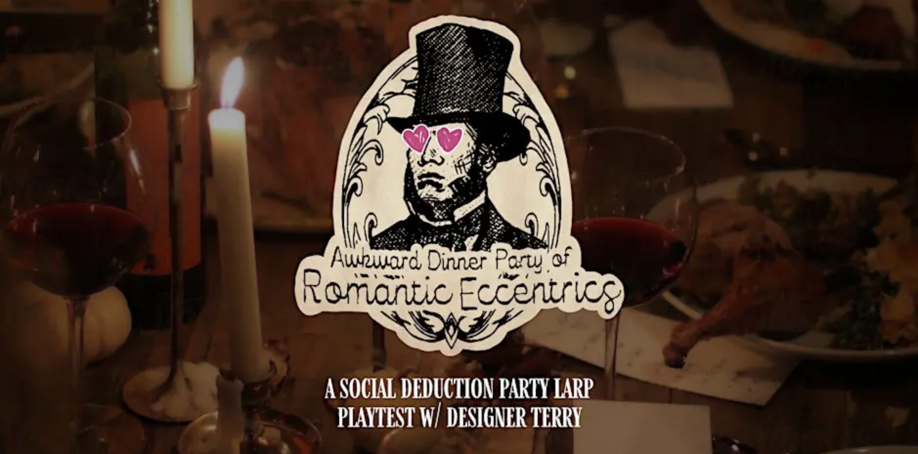 Dinner Party LARP Playtest x Side Quest Books &amp; Games 