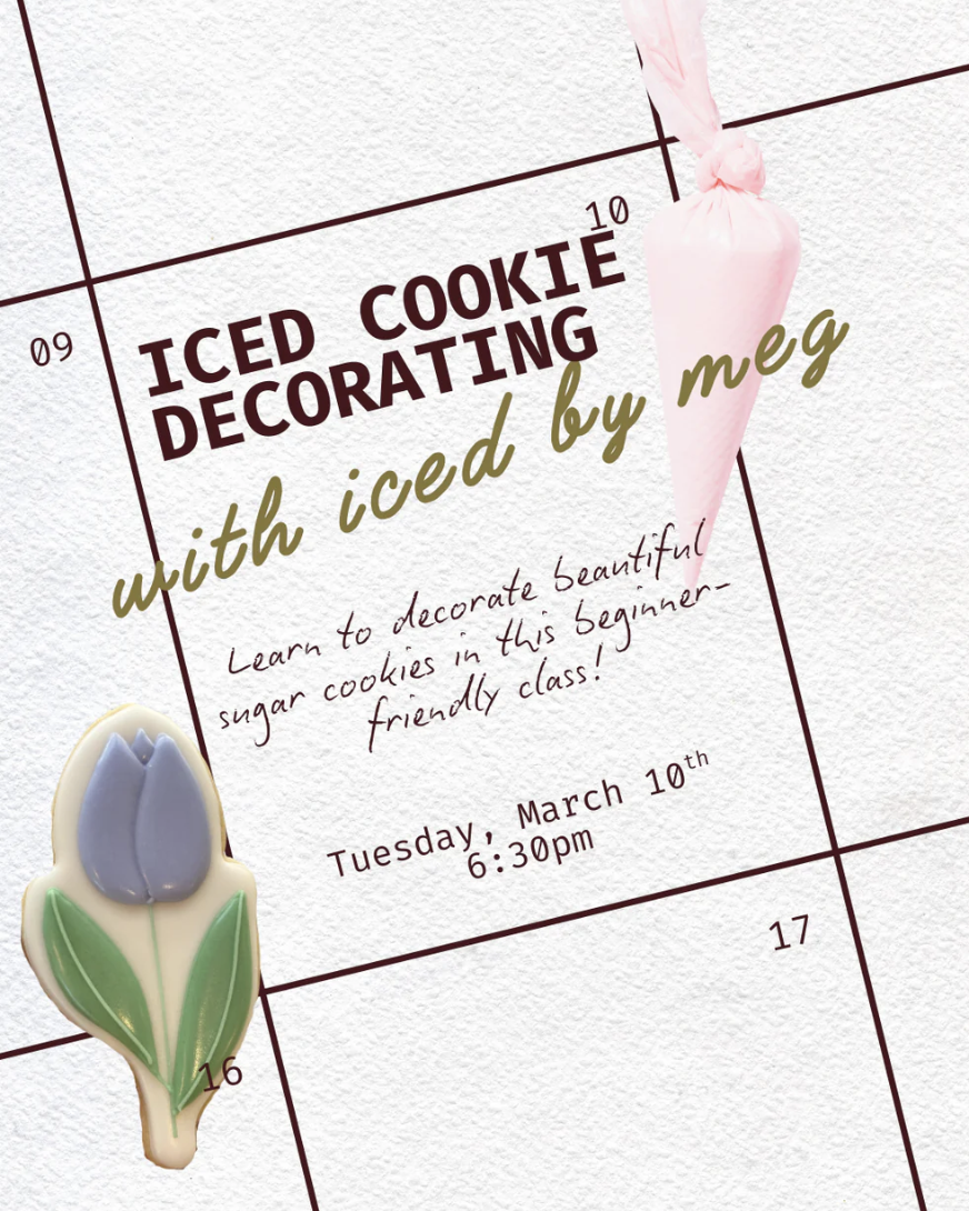 Cookie Decorating 101 x Iced by Meg
