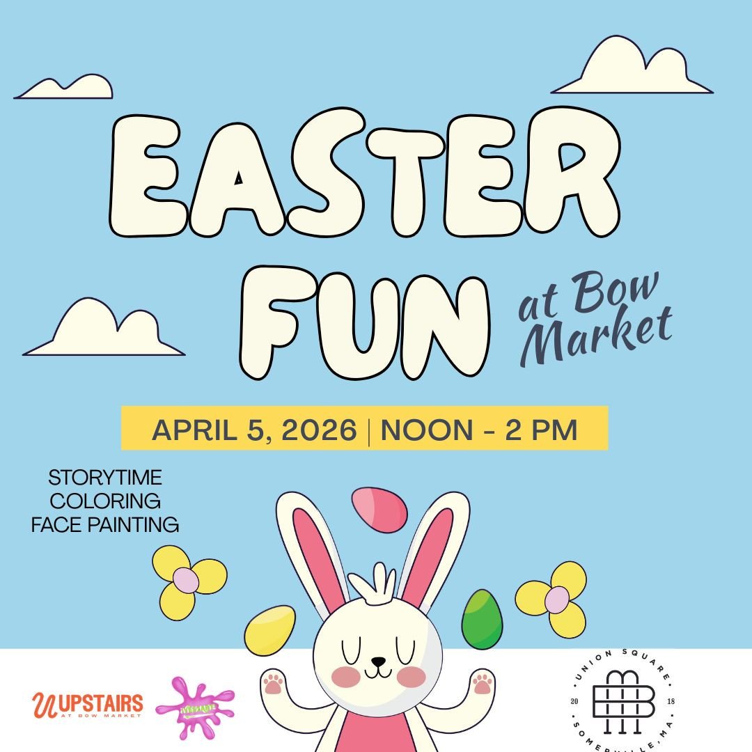 Hop hop! Join us this Sunday noon-2pm for Easter fun in @upstairs.at.bow! Bring the whole family for story time, coloring, and face painting.⁠
⁠
🐰🥚Storytime: Noon - 1pm⁠
⁠
🐰🥚Face Painting: Noon - 2pm⁠
⁠
🐰🥚Coloring: Noon - 2pm⁠
⁠
All fun will be