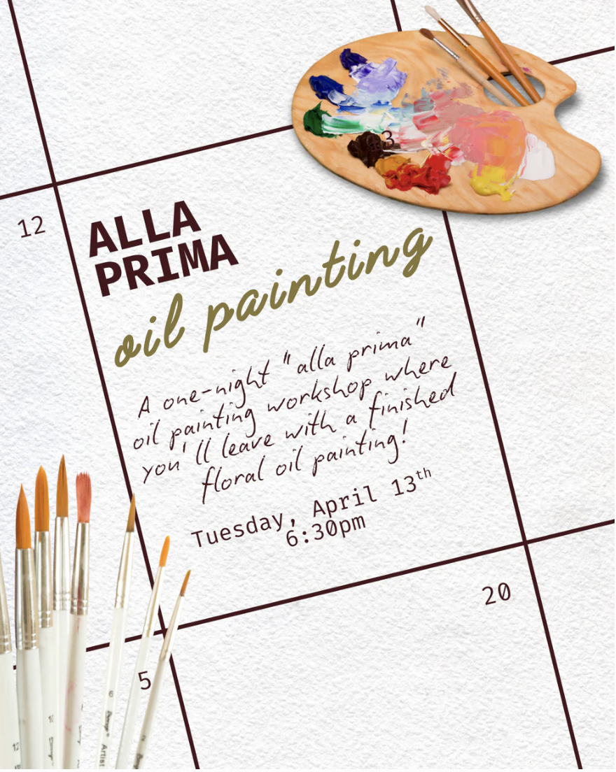 Alla Prima' Oil Painting Workshop x The Bright Spot
