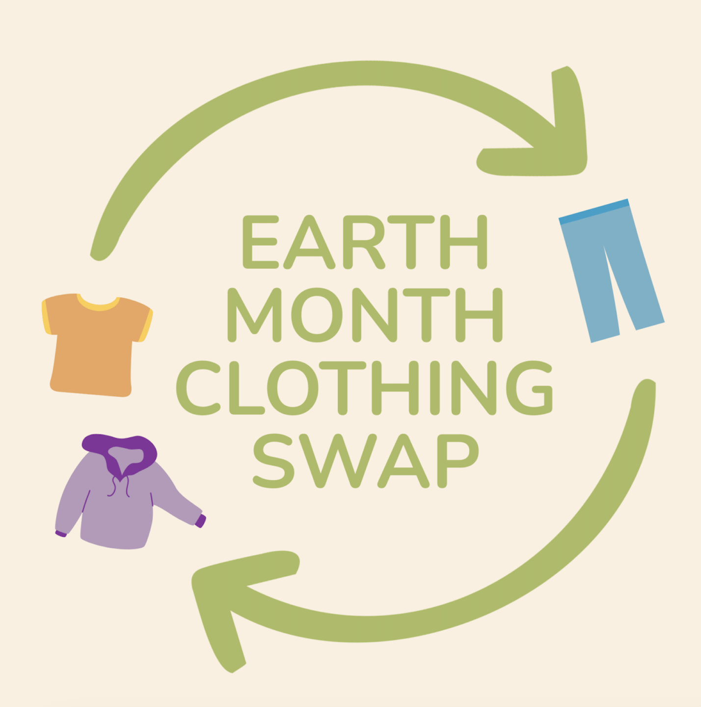 Earth Month Clothing Swap and Drive at Upstairs at Bow