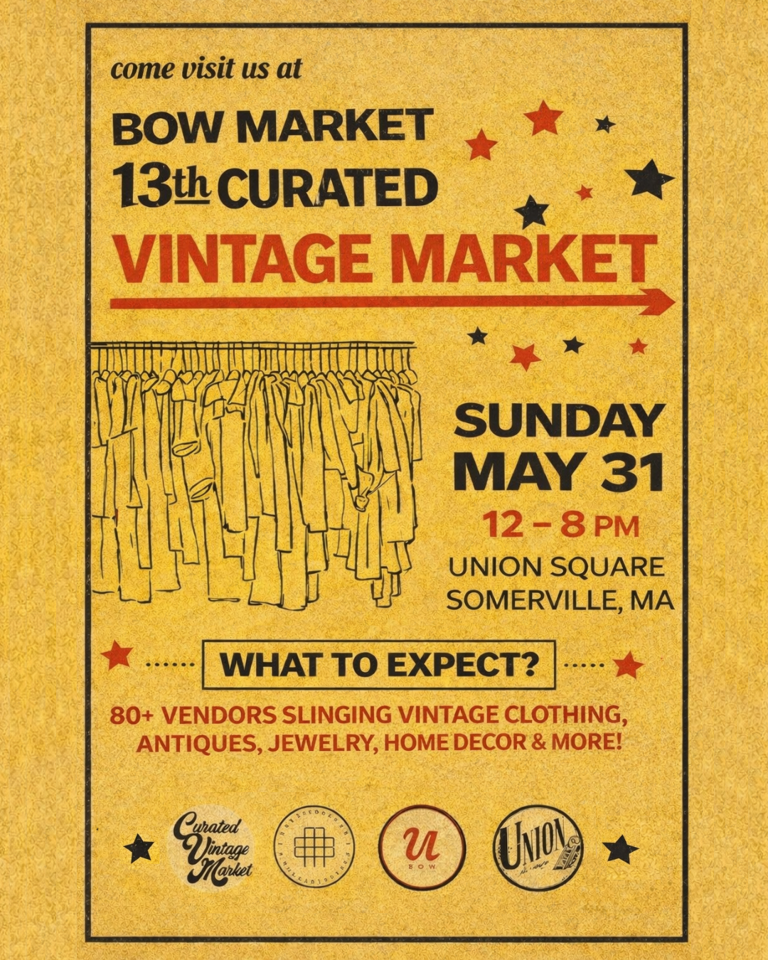 13th Curated Vintage Market @ Bow Market