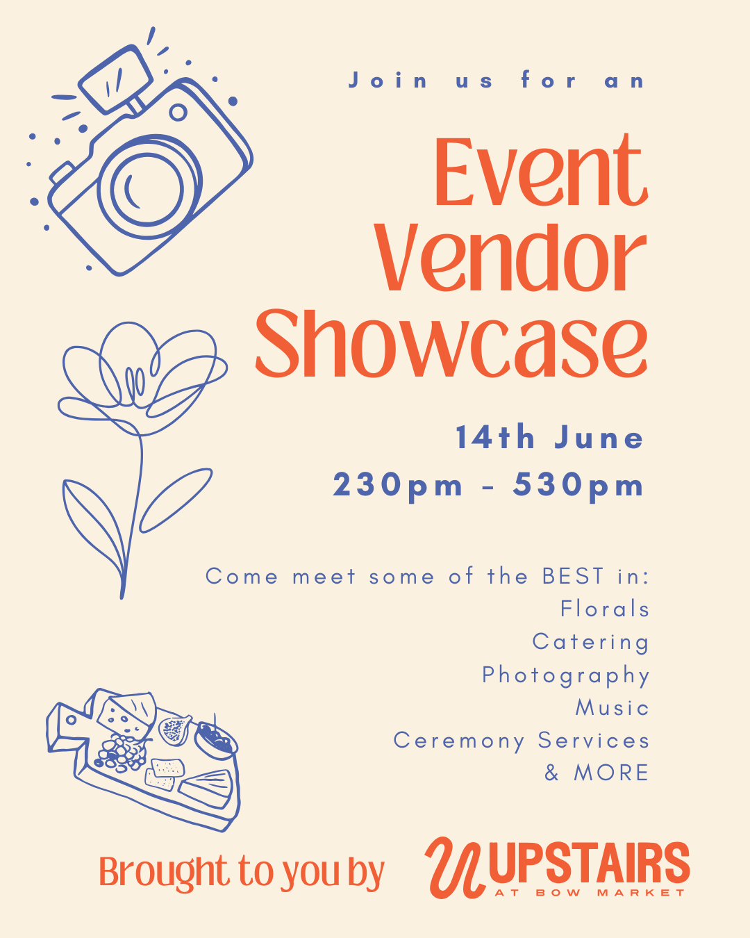 Upstairs at Bow Event Vendor Showcase