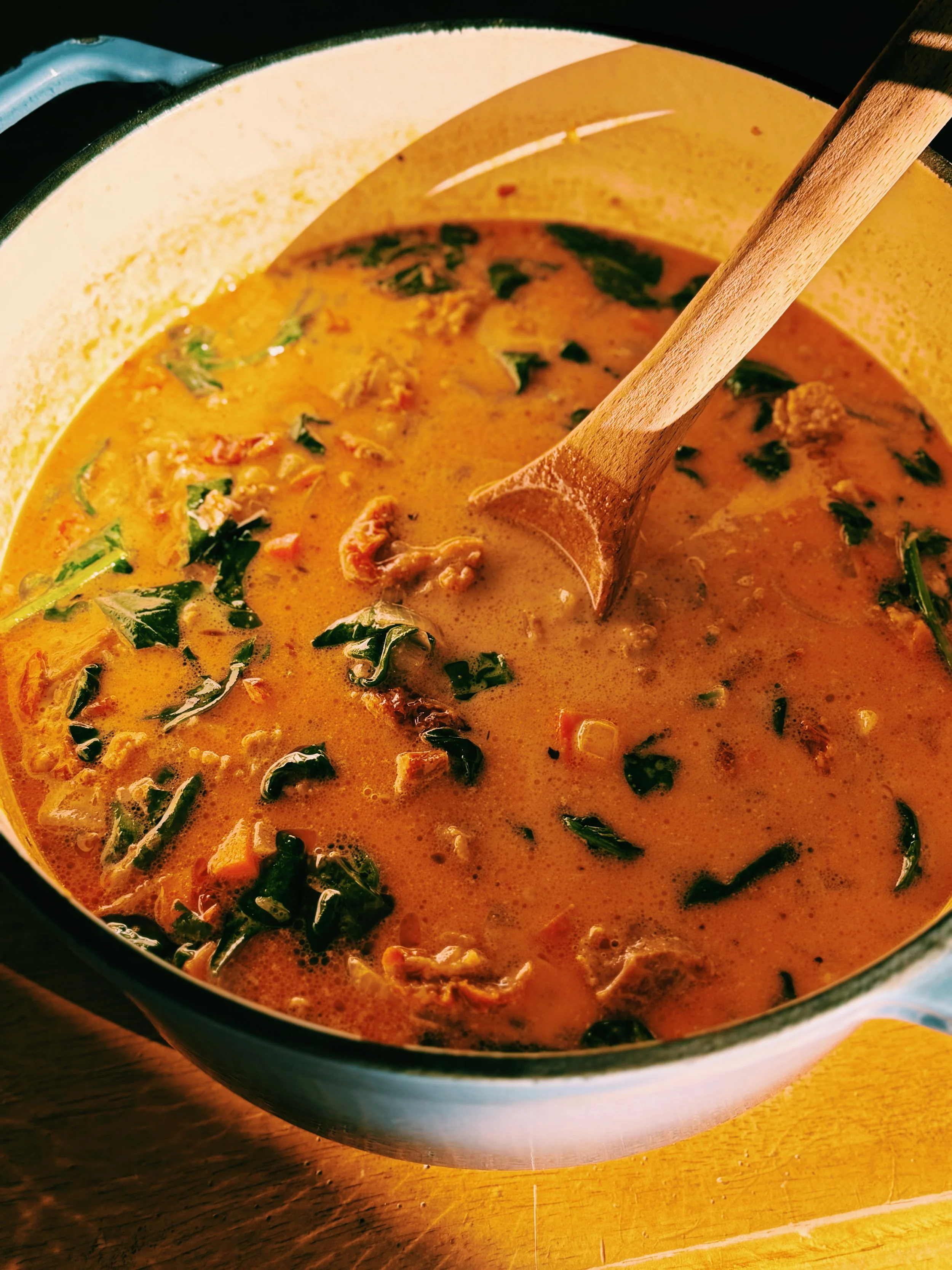 Tuscan Lemon Farro Soup