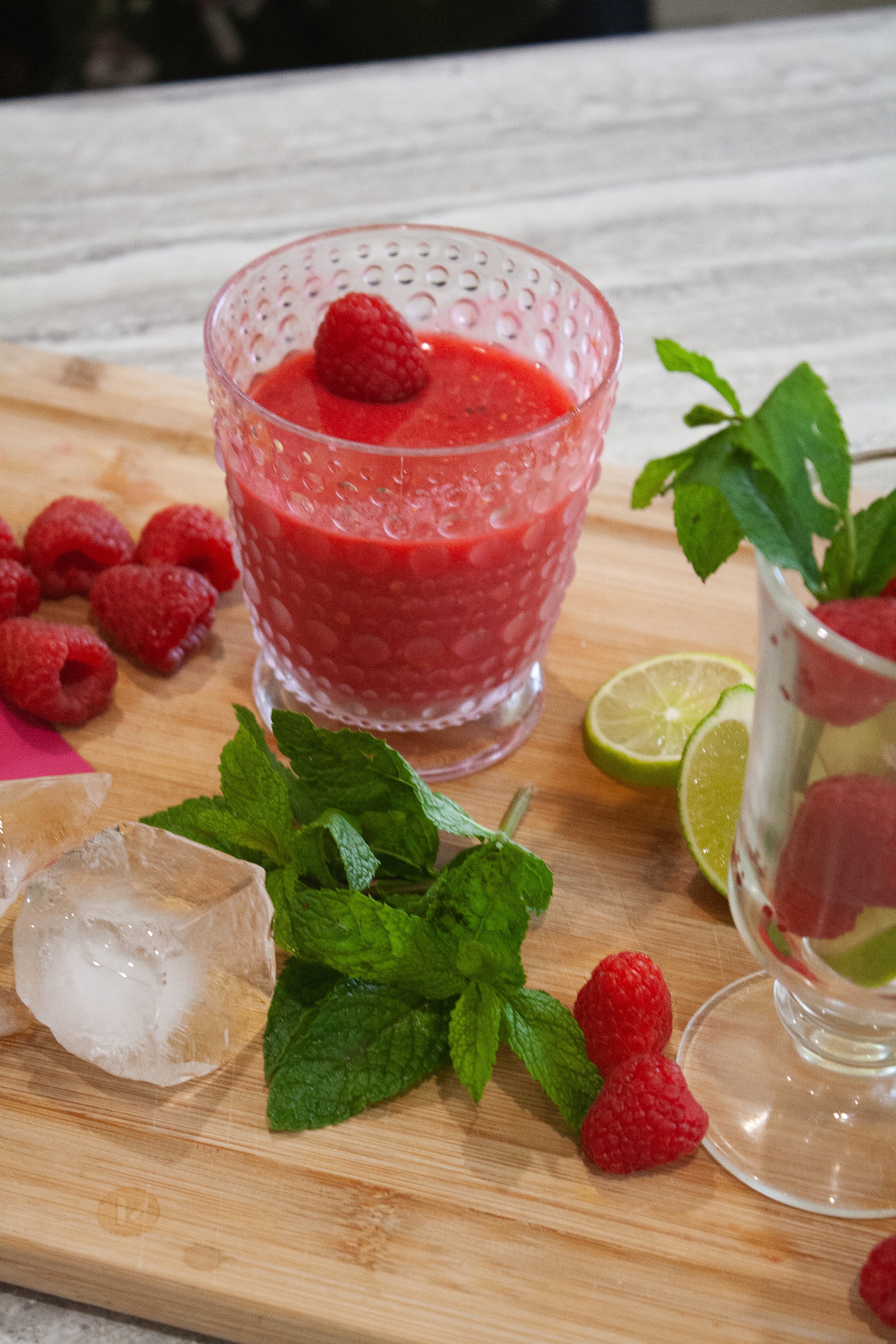 Infused Sips with Haley: Frozen Raspberry Slush