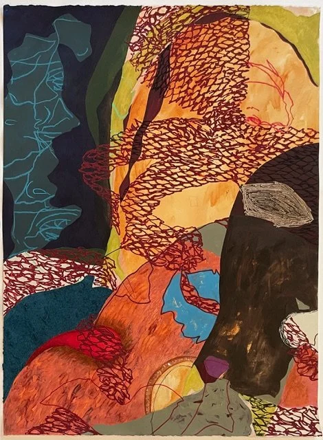Cydne Jasmin Coleby: A Formal Response, 2025. Mixed media on Paper. 42½ x 31¾ in. (107.95 x 80.64 cm). $7,700. Framed.