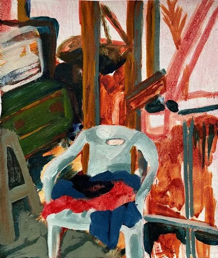 Cradling them together in each arm, 2022