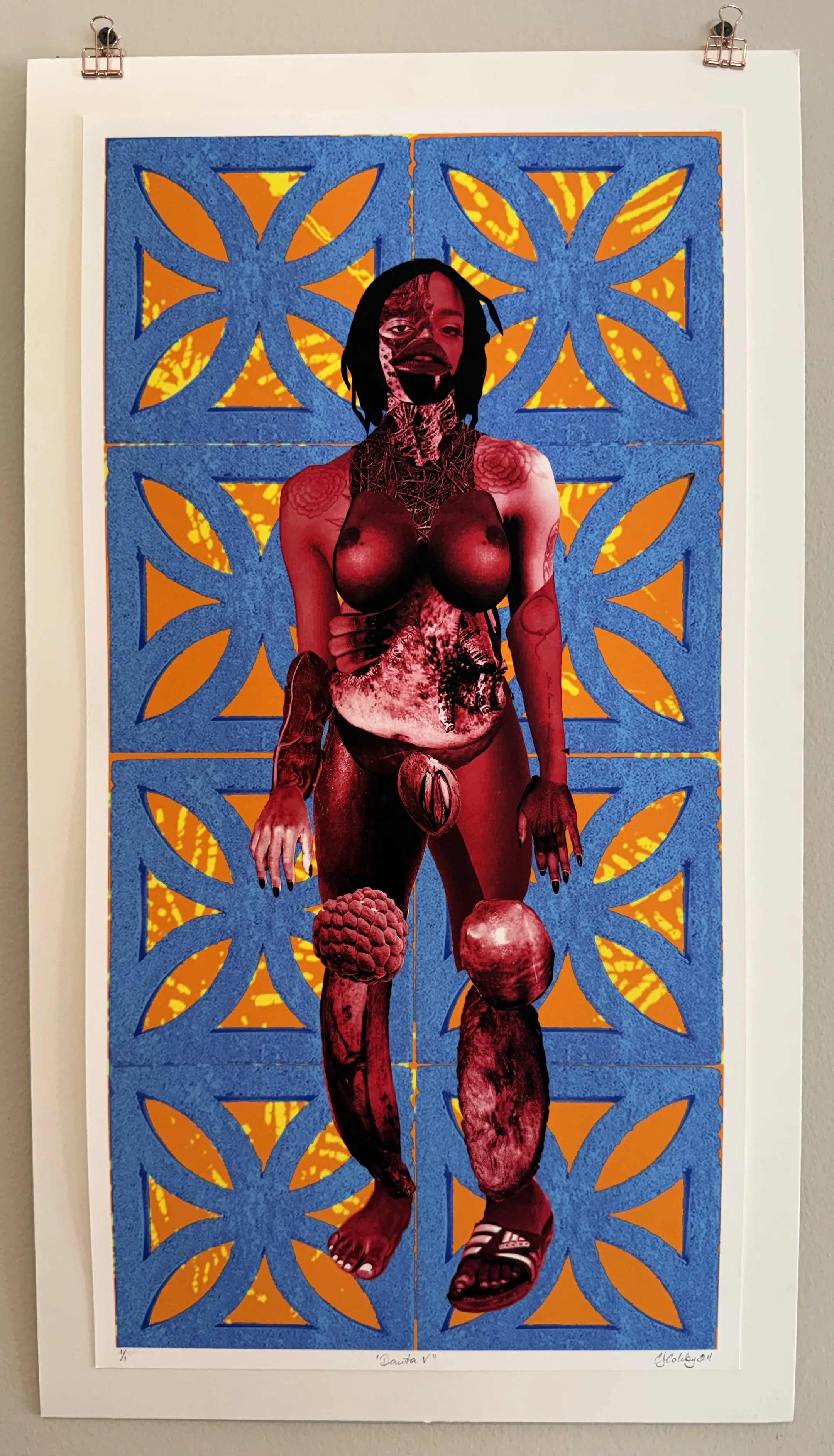 Cydne Jasmin Coleby: Dawta V, 2024. Archival print on rag paper. 24 x 12 in. (60.96 x 30.48 cm). $1,430. Unframed.