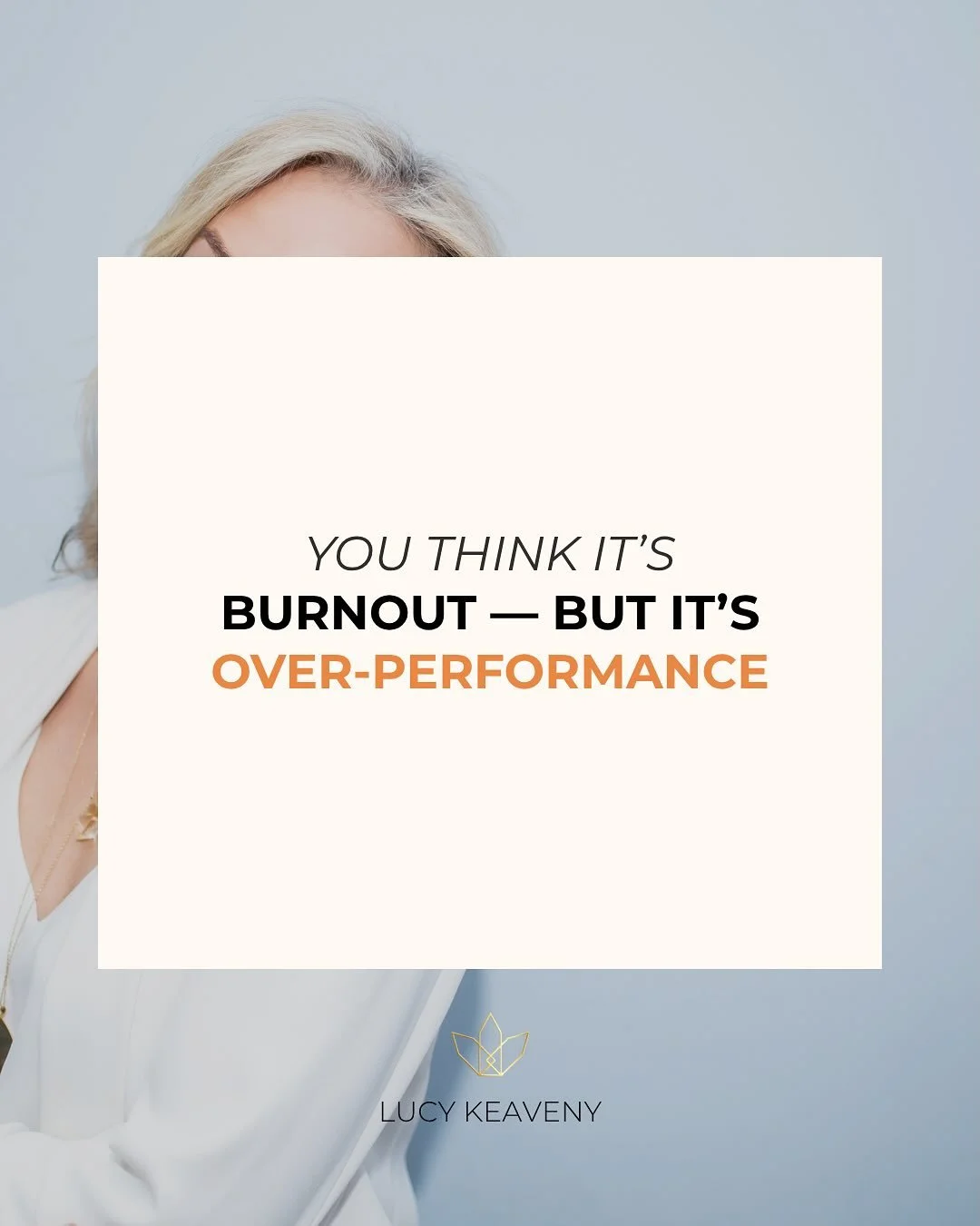 You&rsquo;re not burnt out.

You&rsquo;re just bracing the whole way through.

You track tone. You match pace.
You perform safety instead of living it.

You hold space&hellip; while abandoning yourself.
That&rsquo;s not presence. That&rsquo;s over-pe