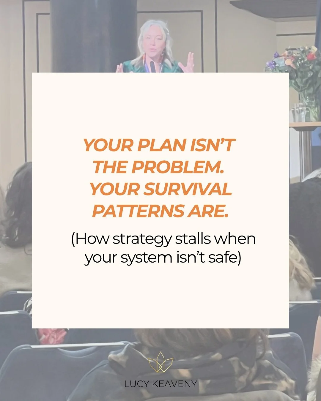 You&rsquo;ve mapped the plan.
So why does your body still flinch when it&rsquo;s time to follow it?

You&rsquo;re not uncommitted.
You&rsquo;re just exhausted from pushing forward,

while your nervous system pulls back.

Here&rsquo;s what that can so