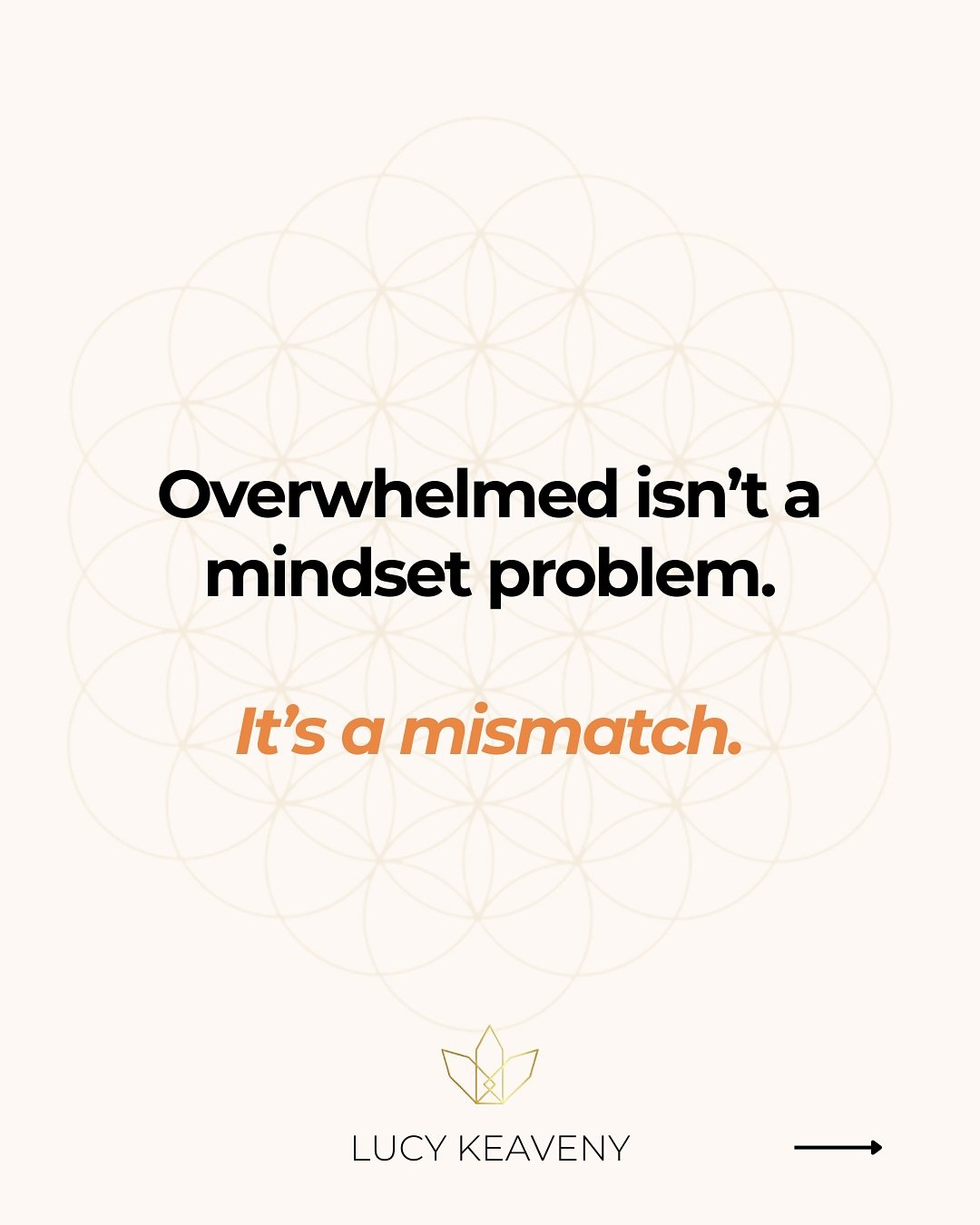 Your business isn&rsquo;t &ldquo;too much.
It&rsquo;s just out of sync with how you&rsquo;re actually built.

If you keep freezing, spiraling, or shutting down mid-strategy, that&rsquo;s not resistance.
That&rsquo;s your system raising a hand and say